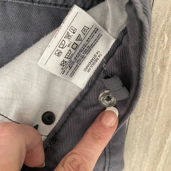 Old Navy Boys Jeans Size 14 Gray Grey Skinny Casual Pants Jeans - Picture 3 of 4